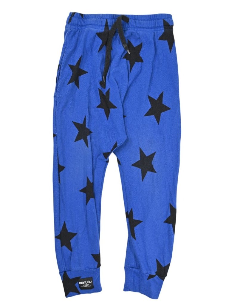 Nununu Light Star Baggy Pants In Blue